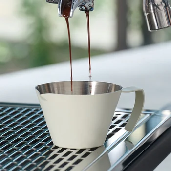 100ml de Café, Copo de Medição com Escala de Extração Copo de Aço Inoxidável de Medição Pequena Xícara de café Expresso da Copa Cozinha Ferramenta de Medição