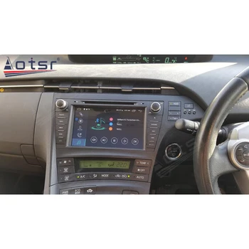 4+128G Carplay Android Estéreo Para Toyota Prius 2009 2010 2011 2012 2013 2014 2015 GPS Navi de Áudio do Receptor de Rádio Tela da Unidade principal