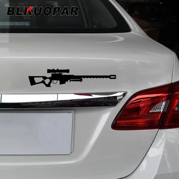 BLKUOPAR Atirador Sniper Rifle, Pistola de Adesivo de Carro Oclusão Zero Gráficos Decalque Windows Laptop Motocicleta RV Caravana Decoração