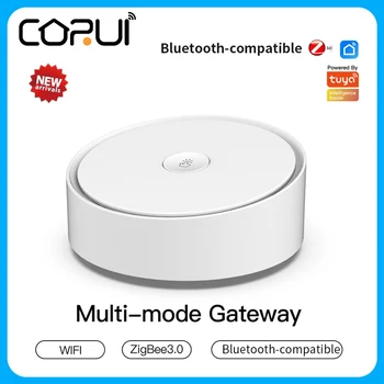 CoRui Multi-modo de Gateway wi-Fi+Bluetooth+Zigbee Multi-protocol Gateway de Comunicações Tuya Vida Inteligente APLICATIVO de Voz Remoto Controle