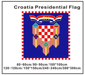 KAFNIK,Personalizado Croácia Presidencial Bandeira 60*60cm/100*100/150*150/300*300 praça da bandeira para a decoração home,frete grátis