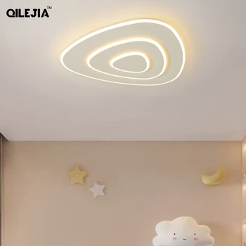 Minimalista, com um Triângulo Branco LED Moderna da Luz de Teto Para Viver Sala de Jantar, Quarto de Villa Cozinha Interior Deco Iluminação Luminária