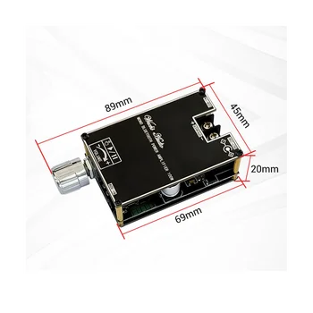 Mono 100W Bluetooth Amplificador de Áudio da Placa com TWS Função de Caixa de TPA3116D2 BT5.1 Módulo de Áudio Estéreo DC7-24V ZK-1001B