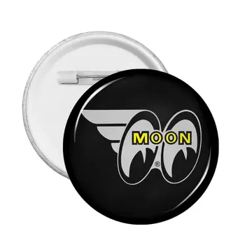 Mooneyes Logotipo Legal Emblemas Broches para Chapéu Novidade Pinos Macios Botão Pin Acessórios de Jóias de Presente