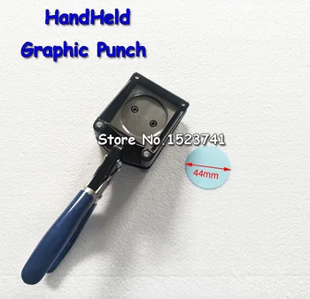 NOVA Mão de Papel Manual Gráfico Soco cortante para Pro Button Maker Rodada 32mm 1-1/4