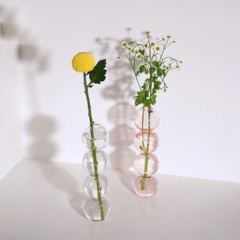 Nordic Vaso para a Mesa de Natal Centrais Nórdicos Seco Vaso de Flor Moderno Ornamentos Hidroponia Plantas, Vasos de Decoração de Casa