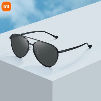 Original Xiaomi Mijia Mulheres Homens Viagens, Óculos de sol Lucas UV Bloqueio UV400 Revestimento Anti-Reflexo de Alumínio do Quadro de Magnésio