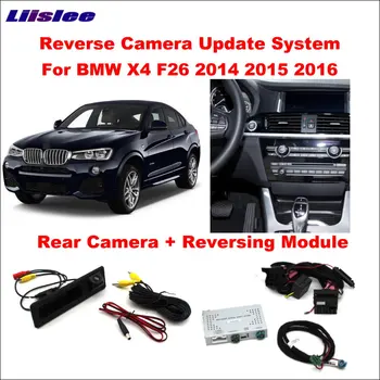 Para a BMW X4 Série F26 2013-2018 NTB Sistema Traseira do Carro Câmera de marcha à ré Módulo de Interface de Faixa de Caixa Original da Tela de Atualização de Decodificador
