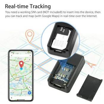 Perseguidor de GPS para Veículos Mini Magnético de GPS do Carro do Tempo Real Localizador de Nenhuma Taxa Mensal Longa Espera SIM GSM GPS Rastreador GF07