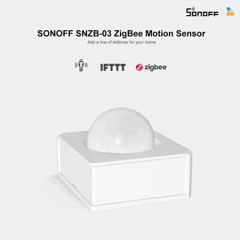 SONOFF SNZB-03 - ZigBee Sensor de Movimento Prático Dispositivo Inteligente detecção de Movimento Acionar o Alarme de Trabalhar com ZigBee Ponte Pro via eWeLink APP