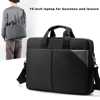 Saco De Laptop Sleeve Case 12 13.3 15.6 14 Polegadas Ombro Bolsa Notebook Macbook Air 13 Caso Pro M1 Asus, Lenovo, Dell, Huawei Bolsa