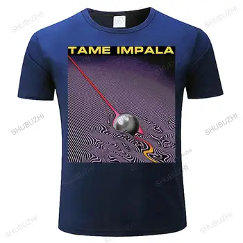 Tame Impala V7 Psico - banda de rock cartaz T-SHIRT (PRETO) S-5XL mais Recente Topo TeesFashion Homens do Estilo Tee100% Algodão Classic tee