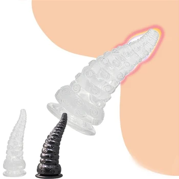 Unissex Silicone Masturbador Vibrador Dilatador Anal Plug anal ventosa Brinquedos Sexuais Para Adultos e Jogos Eróticos da Próstata G-spot Massagem