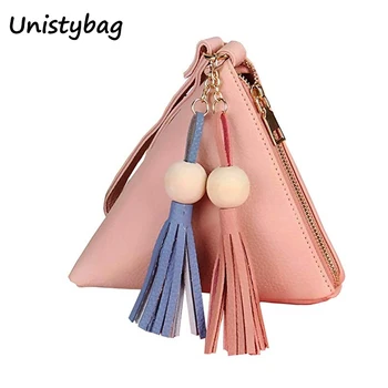 Unistybag Mini Bolsa da Moeda do Bolsa-Chave Saco para as Mulheres de Luxo Feminino Chave de Moeda Saco de Armazenamento de Moda chaveiro com Carteira