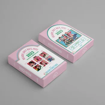 54pcs/set Kpop IVE AMOR de VERÃO de MERGULHO ONZE LIZ Lomo Placas de Impressão de Alta Qualidade Photocard cartão Postal de Moda Bonito Fãs de Presente