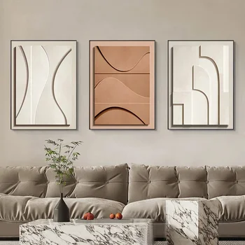 Abstrato moderno Geométricas da Linha de Arte da Lona Cartazes e Hd Impresso Arte de Parede Fotos de sala de estar e Quarto a Decoração Home