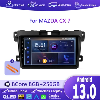 13 Para Android 2007 2008 2009 2010 2011 - 2014 MAZDA CX-7 CX7 CX 7 auto-Rádio de Navegação GPS Multimídia Vídeo Player DSP Não 2DIN