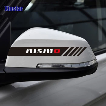 2Pcs Carro Nismo Adesivo Para Nissan Sunny QASHQAI de MARÇO de TEANA X-TRAI Altima Juke Murano Pathfinder Desonestos Sentra e Versa Teana Sylphy