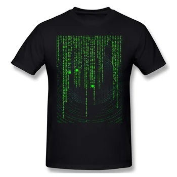 A Matriz Neo Sci-Fi Filme de Ação de t-shirts para os Homens Capturados Na Matriz Menos Engraçado Crewneck Algodão T-Shirt 2020