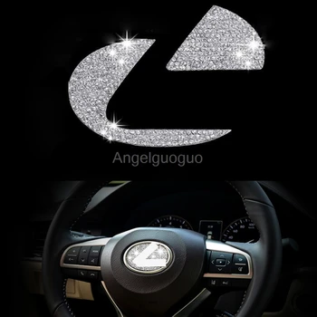Carro volante emblema 3D adesivo da tampa do Lexus ES NX RX (3 opções de cores)