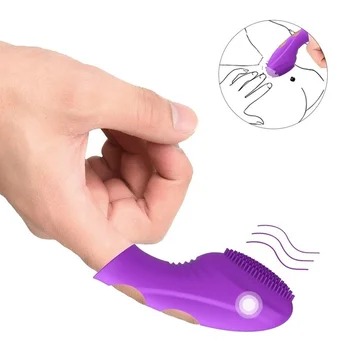 G-spot Vibração Estimulação do Clitóris Dedo Fivela Picada no Dedo da Luva Feminina Aparelho AV bastão de Massagem Adulto Divertido Produtos
