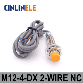 M12 LJ12A3-4-Z/DX 4mm 6V-36V indução DC 2 FIOS NC de metal sensor de proximidade indutivo interruptor do protetor da Tela LJ8A3 interruptor do sensor