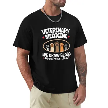 Medicina veterinária Vet Tech tirar Sangue E Nossos Pacientes Também T-Shirt T-shirt para um menino homens de manga comprida t-shirts