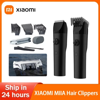 Origina Xiaomi Mijia Aparador de Pêlos Para os Homens de Cabelo Clipper IPX7 Corte de cabelo de Barbear máquina de Barbear Lavável a Máquina de Corte de Cerâmica Cabeça de Cortador