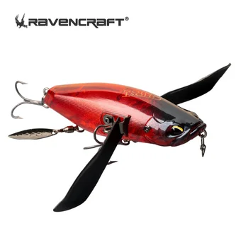 Ravencraft Espírito de Pinhão Guhuoniao 75mm/95mm de 18,8 g/a 32,5 g Flutuante Crawlerbait Rígido Isca Artificial Wobbler Popper Iscas de Pesca