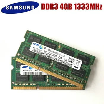 SAMSUNG 4GB 2Rx8 PC3 10600S DDR3 4G 1333Mhz Memória Portátil Notebook Módulo SODIMM RAM, Chipset SEC