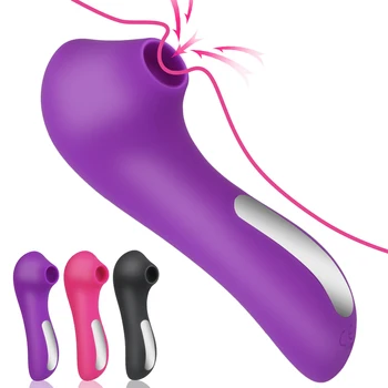 Silicone Masturbador Feminino Brinquedos Sexuais para as Mulheres Vagina, Clitóris Estimulador de Sexo Oral Chupando o Mamilo Clítoris Otário Vibrador 10 Modos de