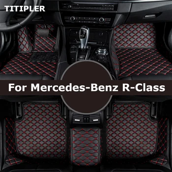 TITIPLER tapete para carros Personalizados Para a Mercedes-Benz Classe R W251 V251 R300 R320 R350 R500 R550 Auto de Pé Coche Acessórios Tapetes