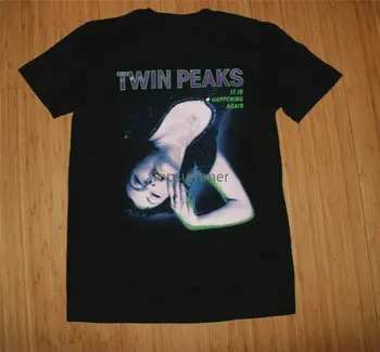 Twin Peaks Seu Acontecer De Novo T-Shirt De Tamanho Pequeno Engraçado Design De T-Shirt