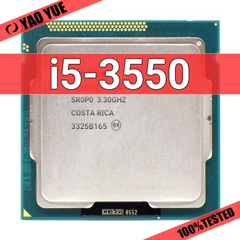Usado i5 3550 Processador Quad-Core de 3.3 Ghz 77W Socket LGA 1155 área de Trabalho da CPU funcionando 100%