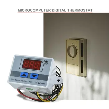 Xh-W3001 Termostato Digital Interruptor De Temperatura Microcomputador Controlador De Temperatura Do Comutador De Controle De Temperatura